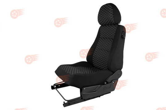 Сиденье переднее водительское усиленное (подушка образца 2109) в сборе с салазками на 3-дверные Лада Нива 4х4 до 2019 г.в._1