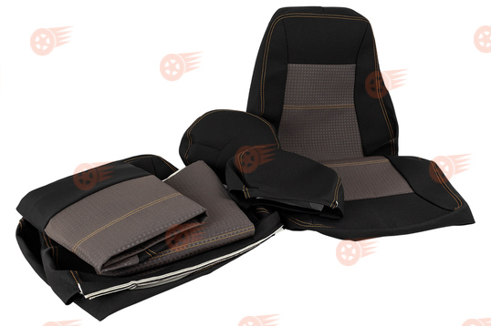 Обивка сидений Урбан (не чехлы), ткань на 3-дверную Лада Нива 4х4 до 2020 г.в._1