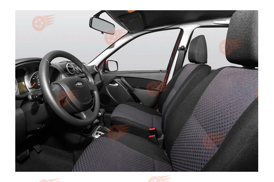 Сиденье переднее водительское в сборе с салазками на Лада Гранта, Гранта FL_1