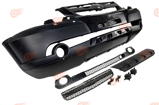 Передний бампер Бертоне (рестайлинг) в сборе на Шевроле Нива_1