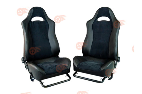 Комплект анатомического салона Recaro в сборе, экокожа с тканью на ВАЗ 2108-21099, 2113-2115, 5-дверную Лада Нива 2131_1