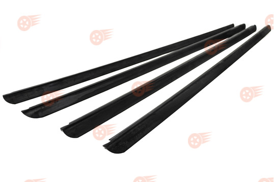 Комплект внешних уплотнителей (бархоток) опускных стекол R90 на Лада Ларгус, Renault Logan, Sandero_1