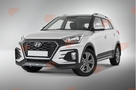 Бампер передний ЮролТюнинг на Hyundai Creta_1