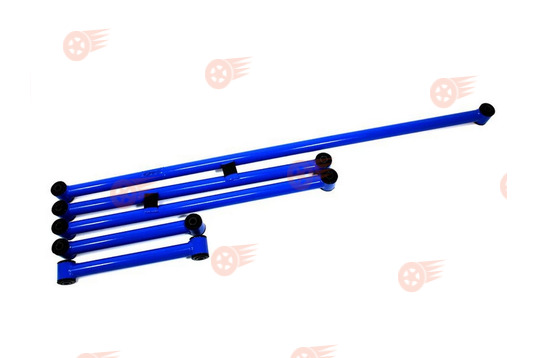 Комплект реактивных тяг на резиновых сайлентблоках GTS на ВАЗ 2101-2107, Лада Нива 4х4_1