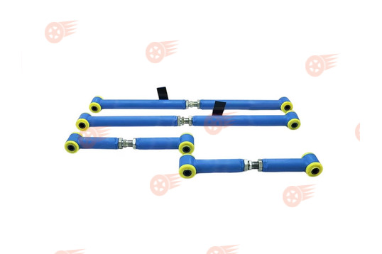 Комплект регулируемых продольных тяг на полиуретановых сайлентблоках GTS на ВАЗ 2101-2107, Лада Нива 4х4_1