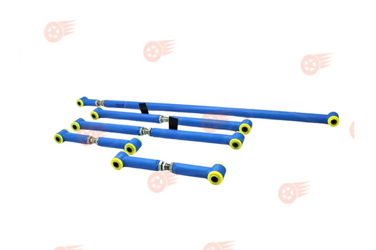 Комплект регулируемых реактивных тяг на полиуретановых сайлентблоках GTS на ВАЗ 2101-2107, Лада Нива 4х4_1