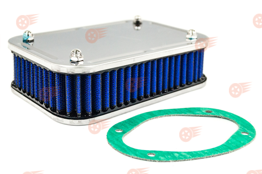 Фильтр воздушный нулевого сопротивления синий на ВАЗ 2101-2115, Лада Нива 4х4, Ока карбюратор_1