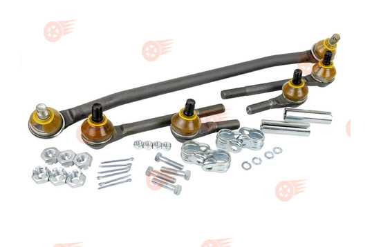 Комплект тяг рулевой трапеции с крепежом и скруткой ТРЕК Чемпион на ВАЗ 2101-2107_1