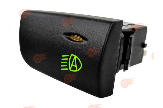 Кнопка автоматического управления освещением, зеленая подсветка, оранжевая индикация на Лада Калина_1