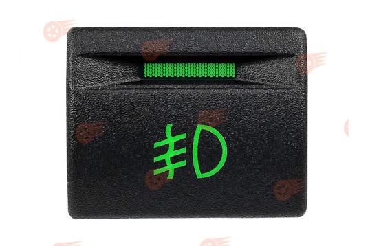 Кнопка передних противотуманных фар, зеленая подсветка и индикация на Лада Приора, Калина 2, Гранта_1