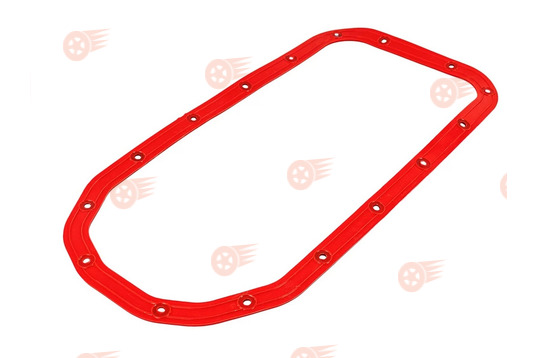 Прокладка масляного поддона красная силиконовая с металлическими шайбами на ВАЗ 2108-2115, Лада Калина, Калина 2, Приора, Гранта, Гранта FL, Веста, Datsun_1