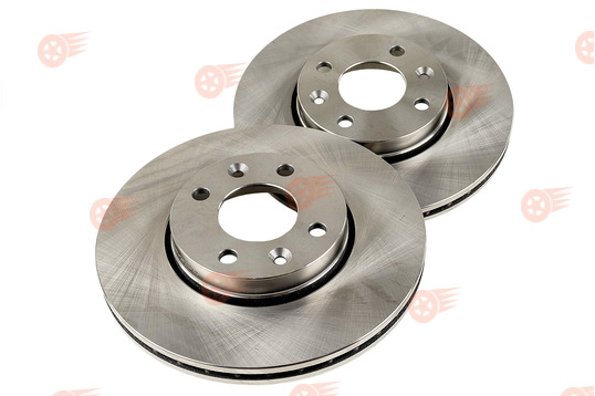 Диски тормозные передние R15 вентилируемые, без насечек и перфорации АТС-STANDART на Лада Веста, Веста NG, Икс Рей, Искра, Ларгус, Ларгус FL, Нива Тревел с 2026 г.в., Renault Logan, Sandero, Megane, Clio, Nissan Micra, Note, Tiida_1