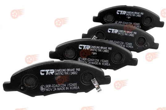 Тормозные колодки передние под китайские суппорта CTR на Лада Веста NG, Ларгус FL с 2023 г.в., Искра, Нива Тревел с 2026 г.в._1