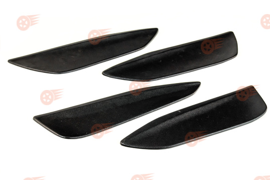 Вставки в двери (заготовки) пластиковые с текстурой черная шагрень на Лада Веста_1