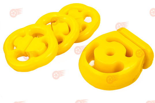 Комплект подушек глушителя, желтый полиуретан CS20 COMFORT на ВАЗ 2110, 2111, 2112_1