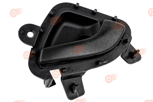 Черная внутренняя ручка передней двери правая (крючок) на Лада Калина 2, Гранта, Гранта FL, Datsun_1