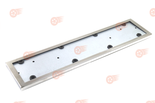 Рамка номерного знака, нержавеющая сталь, цвет хром Sal-Man_1