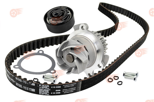 Комплект замены ремня ГРМ Gates с помпой Luzar на 8 кл Лада Калина, Калина 2, Гранта, Гранта FL, Приора, Ларгус, Ларгус FL, Веста NG, Datsun_1