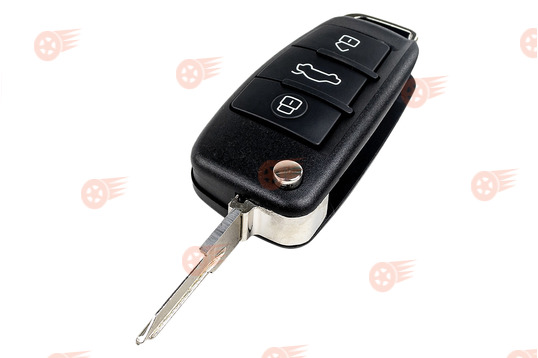 Ключ выкидной в стиле Audi Эконом без чипа (пустой) на ВАЗ 2101-2107, Лада Нива 4х4, Нива Легенд_1