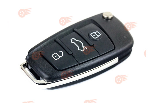 Ключ выкидной в стиле Audi Эконом без чипа (пустой) на ВАЗ 2108-2115, Лада Приора, Калина, Калина 2, Гранта, Гранта FL до 2019 г.в. и с 2023 г.в., Нива Тревел, Шевроле Нива, Datsun_1