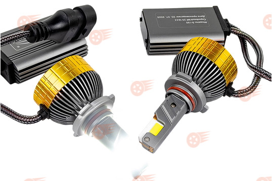 Светодиодные лампы S-185 180W, цоколь HB4 (9006) 50000lux, 6000K  SEM-ALI универсальные_1