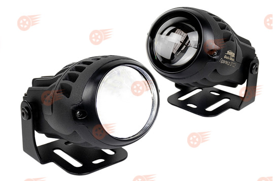 Диодные ПТФ 60W 13000lux Sal-Man на ГАЗ Волга 3110_1